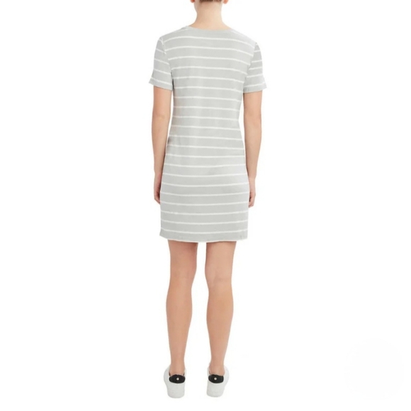 ❤️ BCBGeneration 2 Pack Dresses Blue Grey  White Striped Solid Women's XS Small - Picture 2 of 15